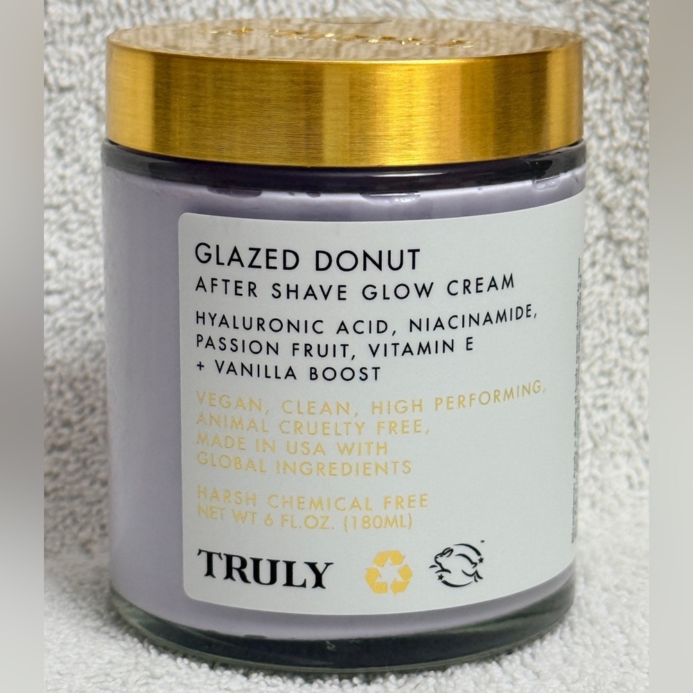 TRULY Glazed Donut After Shave Glow Cream - PASSION FRUIT / VANILLA - New!